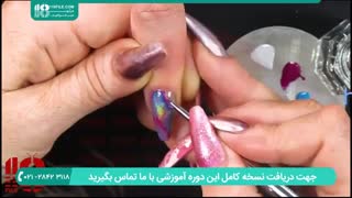 مراحل کاشت ناخن هلوگرامی همراه با جزئیات