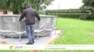 نحوه نصب استخر پیش ساخته