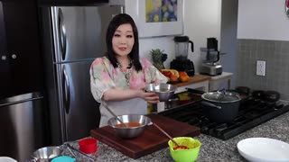 طرز تهیه سوپ رشته فرنگی کیمچی سرد _ غذای کره جنوبی