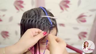 آموزش مدل مو دخترانه نوار بافت- مومیس مرجع و مشاور مو