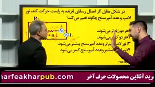 آموزش مبحث الکتریسته فیزیک کنکور استاد کامیار موسسه حرف آخر