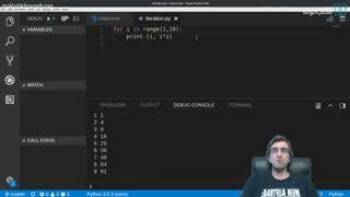 ویدیو حلقه تکرار for در پایتون - مکتب خونه