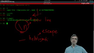 ویدیو آموزشی کار با فایل در پایتون فصل پنجم - کار با فایل - مکتب خونه