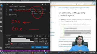 ویدیو اتصال پایتون به دیتابیس - مکتب خونه