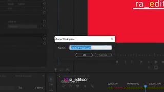 ساخت workspaces در پریمیر