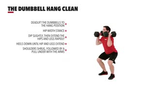 حرکت هنگ کلین دمبل The Dumbbell Hang Clean