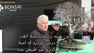 bonsai-naturalistic-استاد والترپال-سبک طبیعی بونسای- قسمت سوم با ترجمه