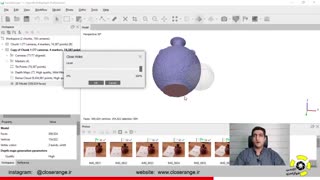 محاسبه سطح رویه و حجم یک آبجکت