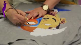 نقاشی روی تیشرت از تفریحات من