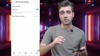 کاهش مصرف اینترنت در اینستاگرام