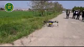 سمپاشی با پهباد جهت کنترل سن مادر غلات مزارع گندم