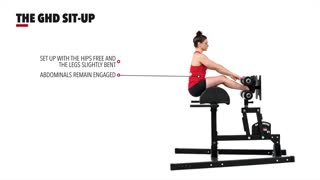 حرکت جی اچ دی سیت آپ The GHD Sit-Up