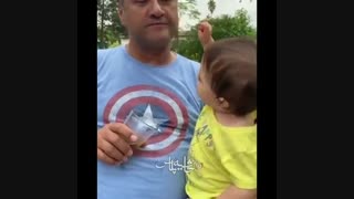 اولین ویدئو از نوردخت دختر رامبد و نگار جواهریان اتوپلاستی