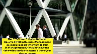Value of the HND - Business Management