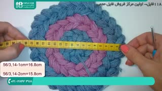 آموزش بافت کلاه دخترانه کشبافت  |  قلاب بافی