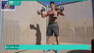 حرکات صحیح دمبل زنی و تمرینات دراز و نشست در پرورش اندام