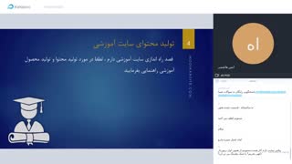 تولید محتوای سایت آموزشی