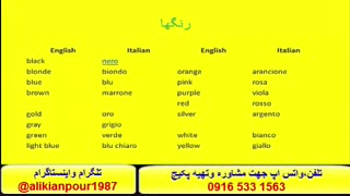 آموزش لغات ایتالیایی ، مکالمه ایتالیایی وگرامر کامل ایتالیایی