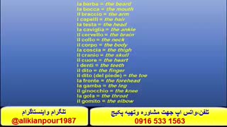 سریعترین روش آموزش لغات ، گرامر ومکالمه زبان ایتالیایی