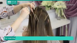 شینیون مو | آموزش مدل مو عروس به صورت باز و خطی