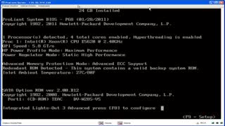 تنظیم کردن iLO بر روی سرور اچ پی DL360 G7