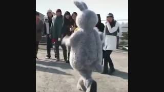 وقتی آیو نمیتونه رو پاهاش وایسته!