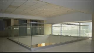 نمونه نرده شیشه ای کارشده توسط شرکت الودر