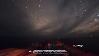 ویدیویی تایم لپس از 30 روز زندگی بر روی دریا