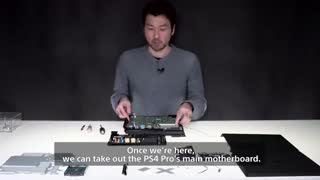 ویدئویی از جداسازی قطعات PlayStation 4