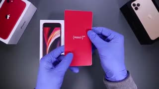 آنباکسینگ گوشی موبایل اپل مدل iPhone SE 2020