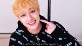 وقتی استی ها 4 دقیقه تمام با بنگ چان....  Bangchan and stay in chan room vlive