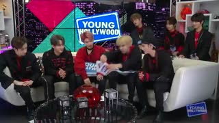 Truth or dare with Stray kids . جرئت یا حقیقت با SKZ در برنامه Young Hollywood