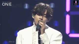 اجرای آهنگ "Zero O'clock" توسط تهیونگ بی تی اس در روز اول کنسرت آنلاین Map of the soul one