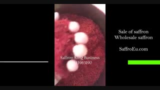 We are a wholesaler of saffron