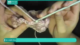 آموزش بافت کلاه و شالگردن مدل دخترانه  _ قلاب بافی