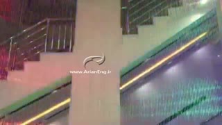 آبنمای رشته ای در مجتمع الماس شرق هرات