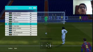 نحوه زدن ضربه ی پنالتی در PES 2017 توسّط خودم.