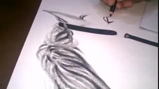 آموزش سیاه قلم (طراحی اسب) قسمت دوم