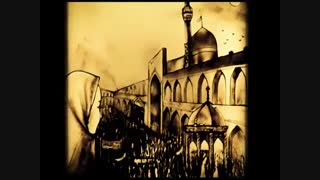 نقاشی باشن به مناسبت ارتحال پیامبر(ص) و شهادت امام حسن مجتبی(ع) و شهادت امام رضا(ع) نگین خاتم