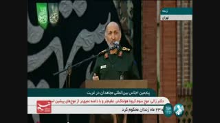 سردار حجازی: اگر آمریکا امنتر شده پس چرا در پایگاههای خود مثل بید بر خود میلرزید؟