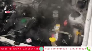 کارواش بخار خشک - موتورشویی با بخار