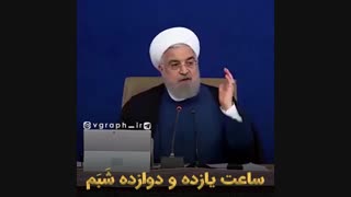 روحانی: حتی یک مسئول دولتی دست روی دست نگذاشته