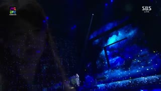 اجرای  Through the Night از IU آیو  در SBS 2017