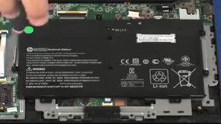 بازکردن  و تعویض  باتری لپ تاپ  بازکردن  و تعویض  باتری لپ تاپ  HP SlateBook 10