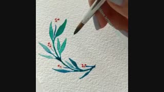 آموزش گشیدن برگ با ابرنگ