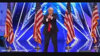 trump with iranian song