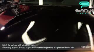 آموزش اجرای پوشش نانو سرامیک خودرو 9H هندلکس Hendlex مدل M3 - گنجی پخش