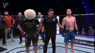 مبارزه حبیب نورماگومدوف با جاستین گیجی در UFC 254 ؛ بصورت کامل