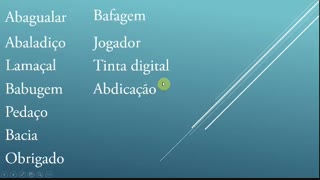 آموزش الفبای زبان پرتغالی برزیل جلسه ۴