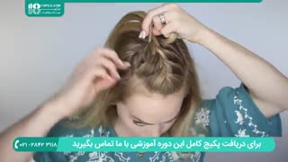 آموزش 5 مدل بافت مو دخترانه شیک و زیبا